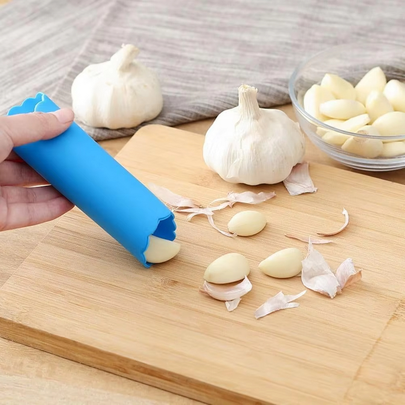 Herramienta vegetal de silicona con operaci&oacute;n Manual, pelador de ajos, rodillo, Metal de aluminio para uso dom&eacute;stico y de cocina