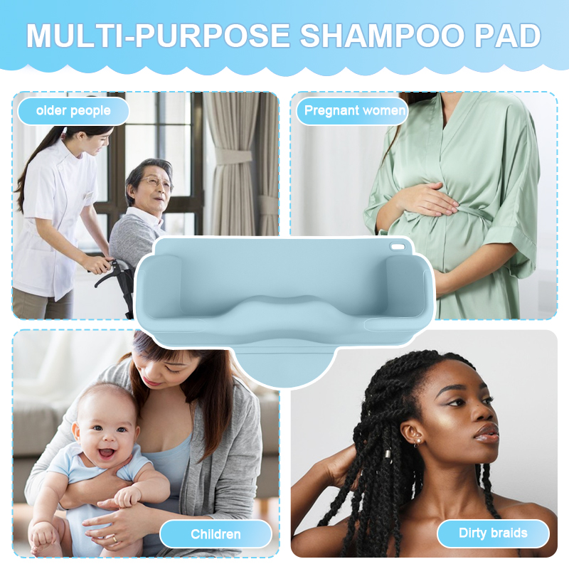 Lavabo para cabello de beb&eacute; - Cuenco de champ&uacute; port&aacute;til sin rasgaduras