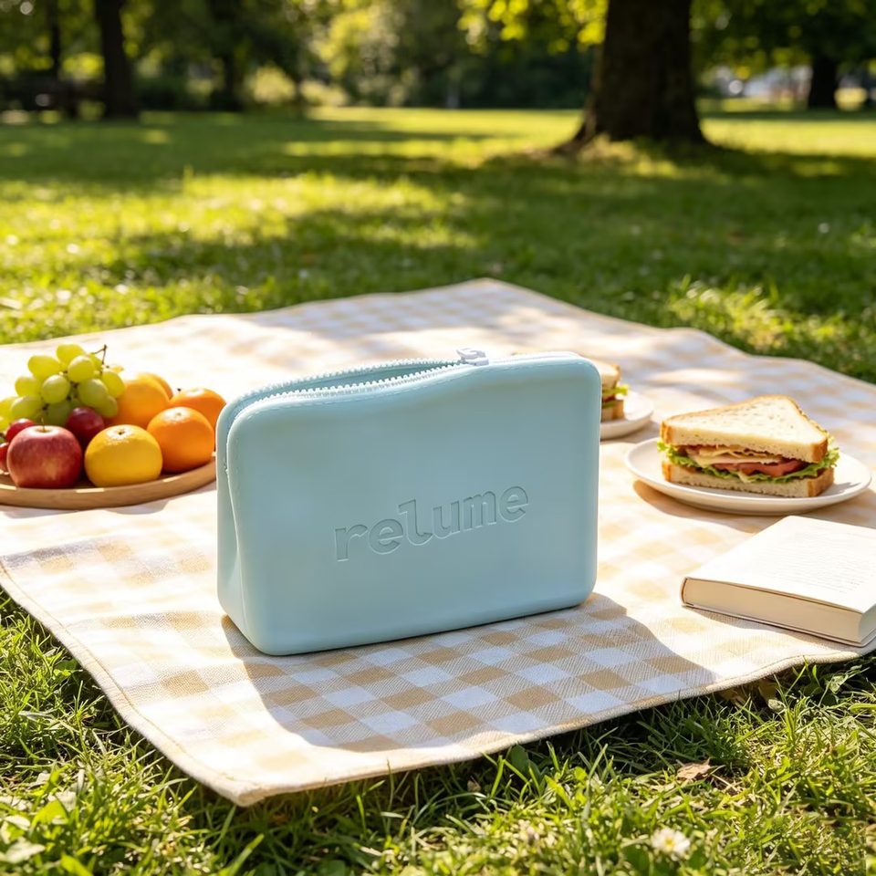 Sac de rangement de toilette en Silicone polyvalent de grande capacit&eacute; &agrave; la mode, sac &agrave; cosm&eacute;tiques de voyage Portable avec fermeture &agrave; glissi&egrave;re