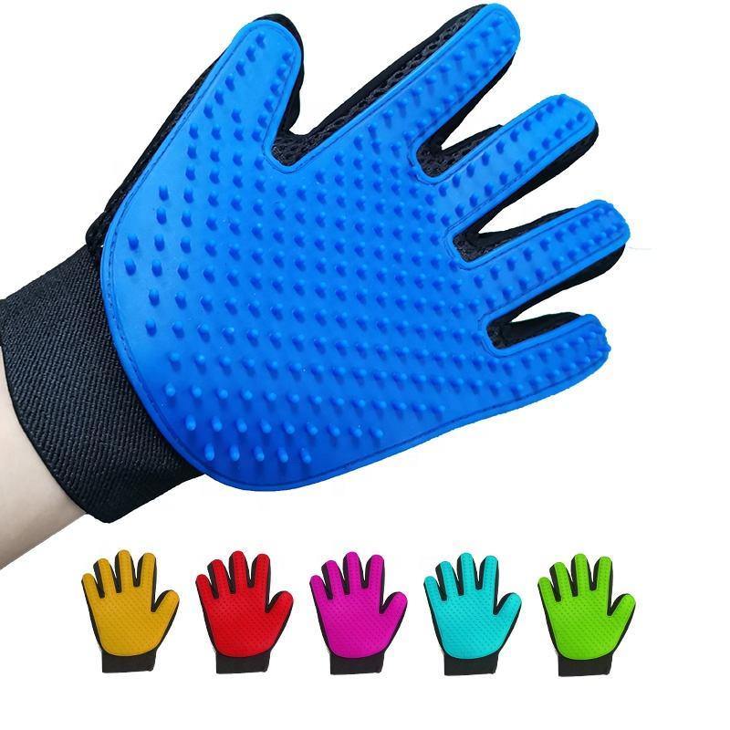 2 en 1, cinco dedos, depilaci&oacute;n de silicona, limpieza de Gato, removedor de pelo, cuidado, depilaci&oacute;n, cepillo de ba&ntilde;o, guantes
