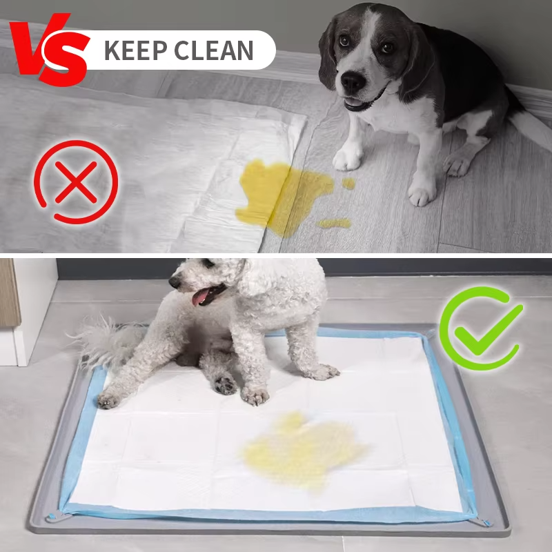 Almohadillas para Entrenamiento de mascotas para cachorros, pa&ntilde;ales para cachorros, almohadillas desechables para absorci&oacute;n de orina, orinal