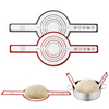 Estera rodante de silicona de grado alimenticio, mango largo, resistente al aceite, eslinga antiadherente, estera para caldera de amasar, herramientas de reposter&iacute;a para hornear