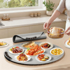 Plateau chauffant &eacute;lectrique en Silicone, tapis chauffant pour aliments, plaques chauffantes pour Buffet enroulable, coussin chauffant pour f&ecirc;tes, voyage &agrave; domicile