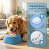 Cuenco para lamer l&iacute;quido para perros con bola rodante, Material ABS, alimentaci&oacute;n lenta, antideslizante, personalidad, patr&oacute;n s&oacute;lido