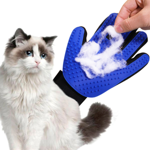 Gant de toilettage en silicone pour animaux de compagnie - &Eacute;pilation et massage