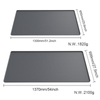 Tapis sup&eacute;rieur pour lave-linge et s&egrave;che-linge en silicone 54x27,5 - Antid&eacute;rapant avec rebord