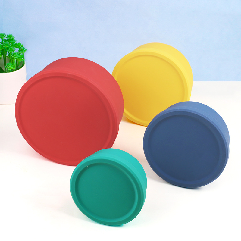 Bo&icirc;te &agrave; d&eacute;jeuner pliante ronde en Silicone de qualit&eacute; alimentaire, r&eacute;sistante aux hautes temp&eacute;ratures, bo&icirc;te &agrave; Bento Portable, offre sp&eacute;ciale