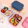Bo&icirc;tes de stockage de nourriture en plein air sans BPA, &eacute;cologiques, bo&icirc;te &agrave; d&eacute;jeuner Bento en Silicone pour enfants, nouvel arrivage