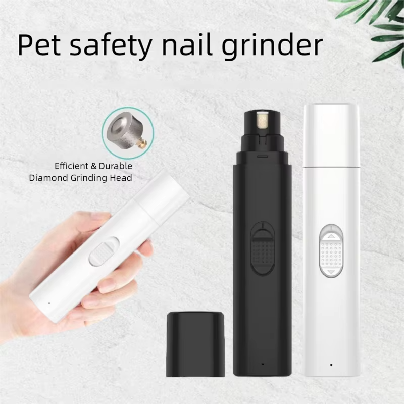 低ノイズ設計ホット販売ペットの爪手入れツール USB 充電電気ペット犬の爪グラインダー犬猫用