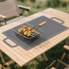 Tapis de foyer sous le gril, ignifuge, protection pour terrasse, Patio, herbe, combustion du bois en plein air