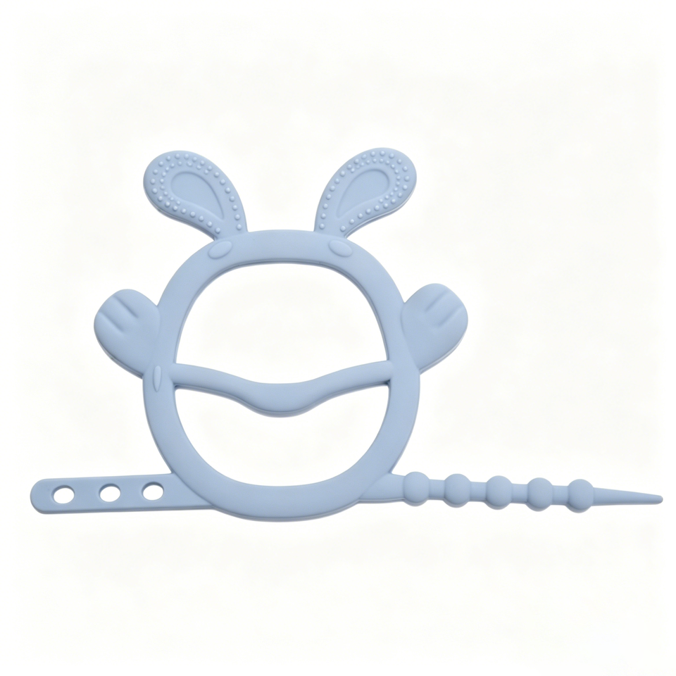 Jouet mou de silicone de dentition de b&eacute;b&eacute; d'ODM d'OEM s&ucirc;r facile &agrave; tenir les anneaux de dentition de silicone de b&eacute;b&eacute;