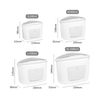 Bolsas de almacenamiento de silicona de calidad alimentaria, aptas para congelador no t&oacute;xicas, juego plegable de dise&ntilde;o cl&aacute;sico para almacenamiento de botiqu&iacute;n m&eacute;dico de cocina