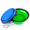 Bol portatif en Silicone pour animaux de compagnie de 5.0 pouces, bol de voyage pliable et extensible pour alimentation en eau, plat pour chien et chat, 1000ml