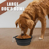 Meilleur classement fabrication Portable pliable bol pour chien nourriture eau alimentation Silicone TPE pliable bol pour animaux de compagnie