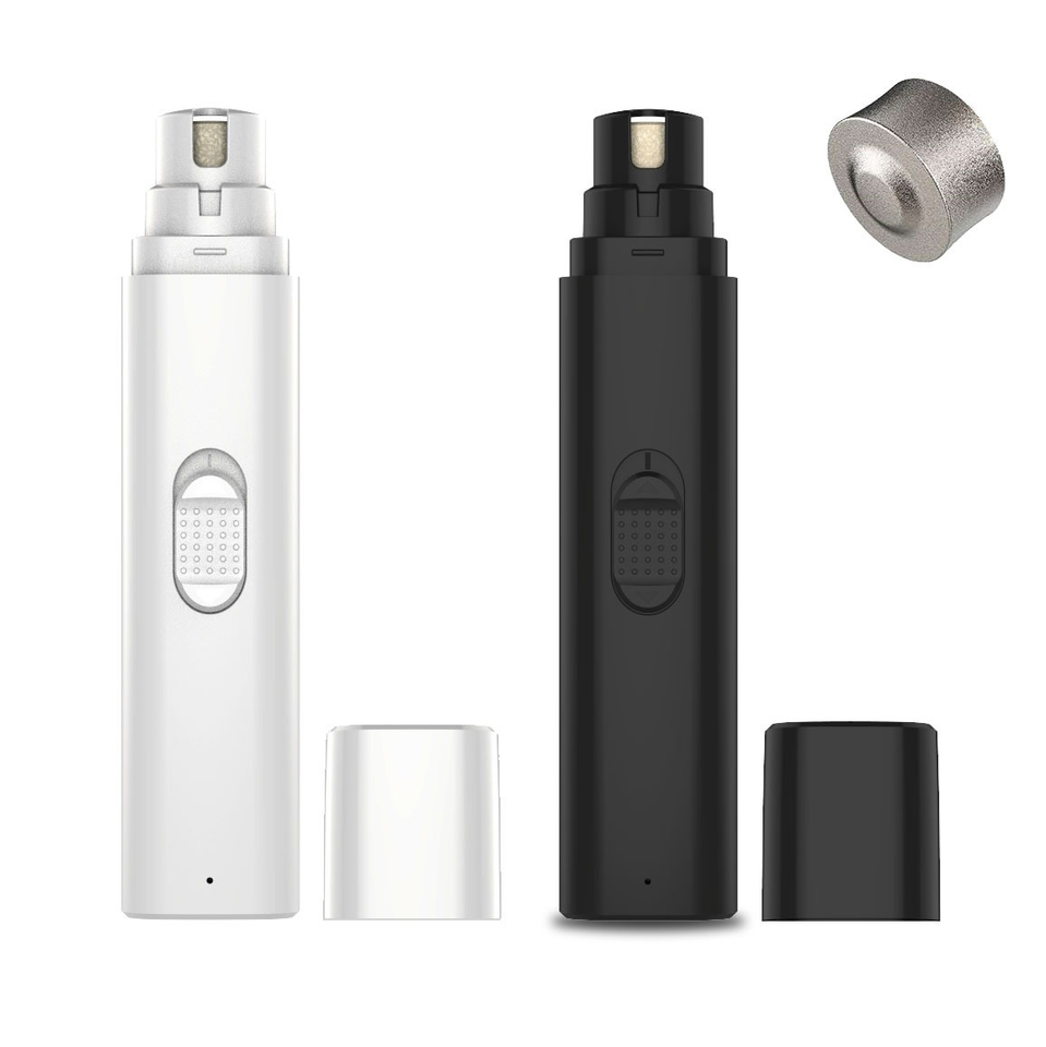 Wellfine 전기 애완 동물 손톱 분쇄기 안전 무소음 애완 동물 손톱 깎기 자동차 호텔 야외 USB 충전식 애완 동물 손톱 분쇄기