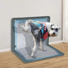Grand tapis de pipi d'entra&icirc;nement r&eacute;utilisable pour chiot, pot pour chien, plateau de support en silicone pour toilettes pour animaux de compagnie