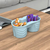 Porte-crayon en Silicone personnalis&eacute;, organisateur de collations de bureau, porte-stylo multifonction pour enfants, support &agrave; stylos pour le bureau
