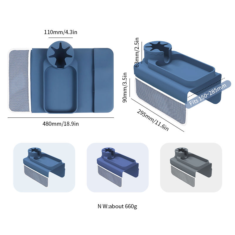 Posavasos de silicona antideslizante port&aacute;til de dise&ntilde;o moderno, taza con reposabrazos para sof&aacute;, hogar u oficina, superventas