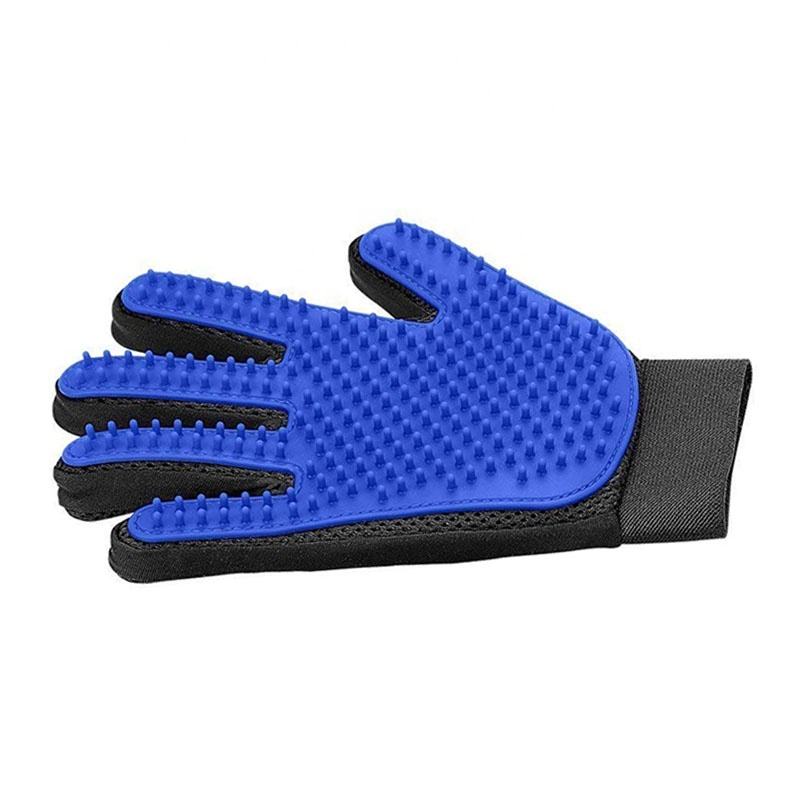 Guantes De silicona personalizados para quitar el pelo De mascotas, guantes De aseo para mascotas, guantes De cepillo para quitar el pelo con 260 puntas De aseo