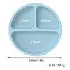 Placa de silicona sin BPA, muestra de placa de succi&oacute;n de silicona de calidad alimentaria disponible para control de calidad