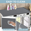 Tapis sup&eacute;rieur pour lave-linge et s&egrave;che-linge en silicone 54x27,5 - Antid&eacute;rapant avec rebord