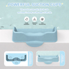 Lavabo para cabello de beb&eacute; - Cuenco de champ&uacute; port&aacute;til sin rasgaduras