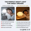 Luces navide&ntilde;as LED inteligentes de tres velocidades, bonita luz nocturna de silicona para habitaciones, protecci&oacute;n ocular, atm&oacute;sfera de sue&ntilde;o, luz de aplauso