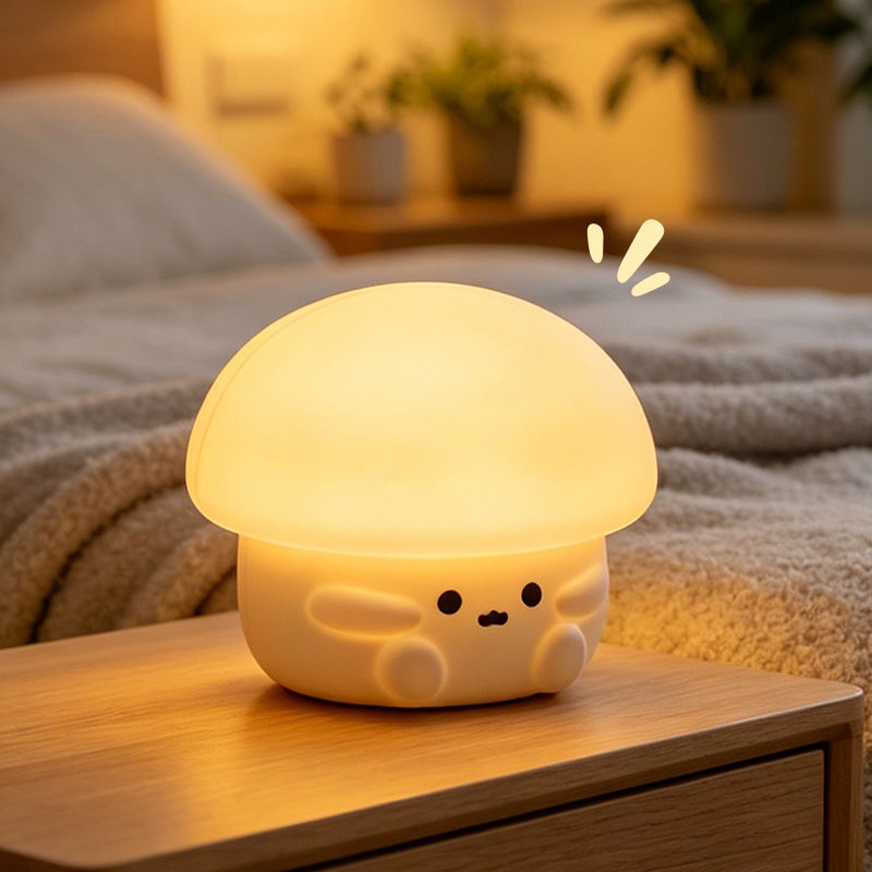 クラップクリスマスライト LED スマート 3 速かわいいシリコンナイトライト部屋用目の保護睡眠雰囲気クラップライト