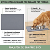 Et Mantel Individual para comida de perro, tapete para alimentaci&oacute;n de gatos, mantel individual para alimentaci&oacute;n de perros y gatos, mantel impermeable de silicona para cuenco para mascotas, tapetes comederos