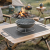 Tapis de foyer sous le gril, ignifuge, protection pour terrasse, Patio, herbe, combustion du bois en plein air