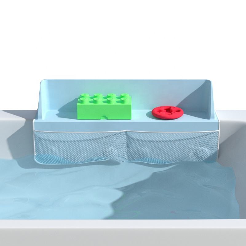 Ba&ntilde;o Ba&ntilde;era Esquina Ducha Protector contra salpicaduras &Aacute;rea de estante de juego desmontable Ba&ntilde;era Protector contra salpicaduras para ba&ntilde;era