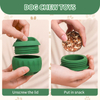 Wellfine – boule &agrave; m&acirc;cher en Silicone &eacute;cologique pour chien, plateau &agrave; friandises durable, lavable au lave-vaisselle, plateau &agrave; l&eacute;cher r&eacute;utilisable