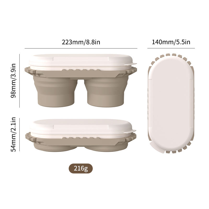 Porte-pinceau pratique en Silicone, nettoyant pour pinceaux &agrave; peinture &agrave; l'aquarelle, rin&ccedil;age 3 en 1