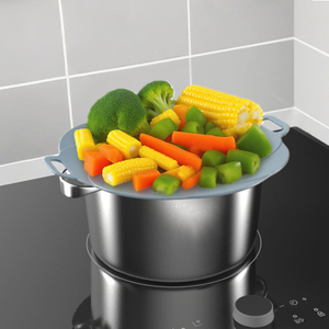 2027 nuevas llegadas venden al por mayor la seguridad de cocinar hervir sobre la cubierta del pote del tap&oacute;n del derrame del silic&oacute;n de la tapa de la microonda