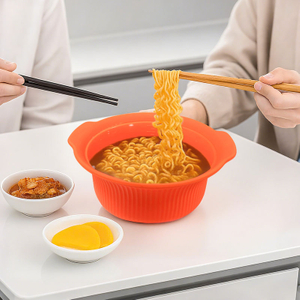 2026 Reci&eacute;n llegado, utensilios de olla de cocina de vapor con cuenco de vapor de comida de silicona para microondas