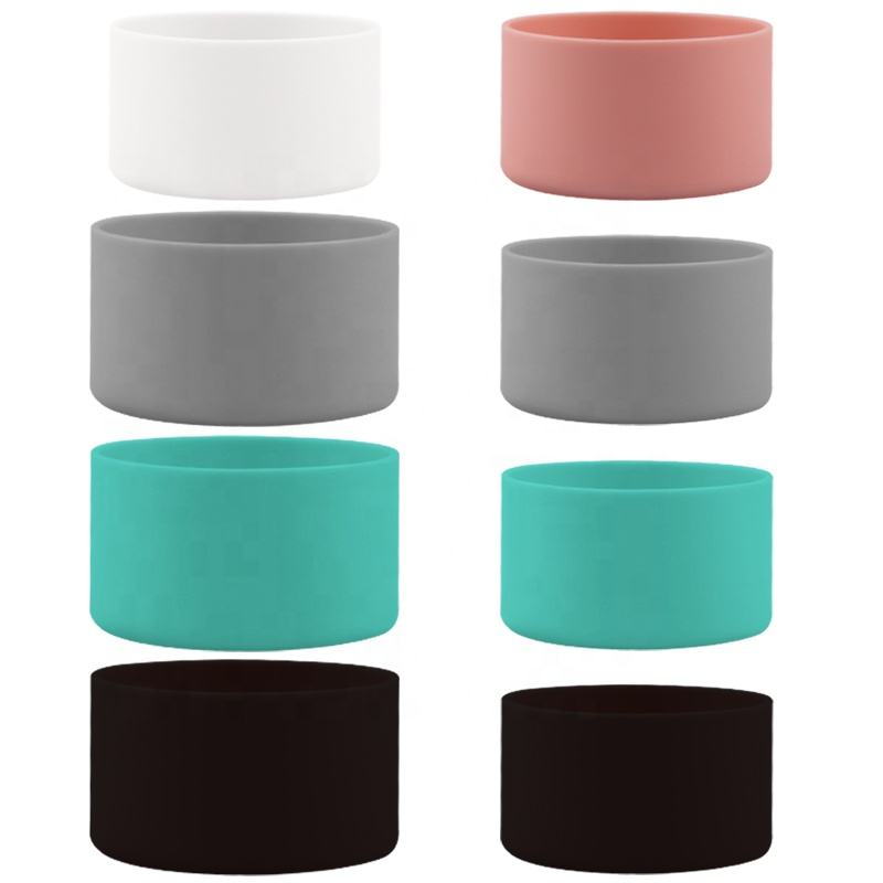 Tasse Thermos multifonctionnelle, manchon de tasse de boisson, bol de boisson pour animaux de compagnie, en Silicone, Anti-br&ucirc;lure, anti-rayures, couvercle inf&eacute;rieur antid&eacute;rapant