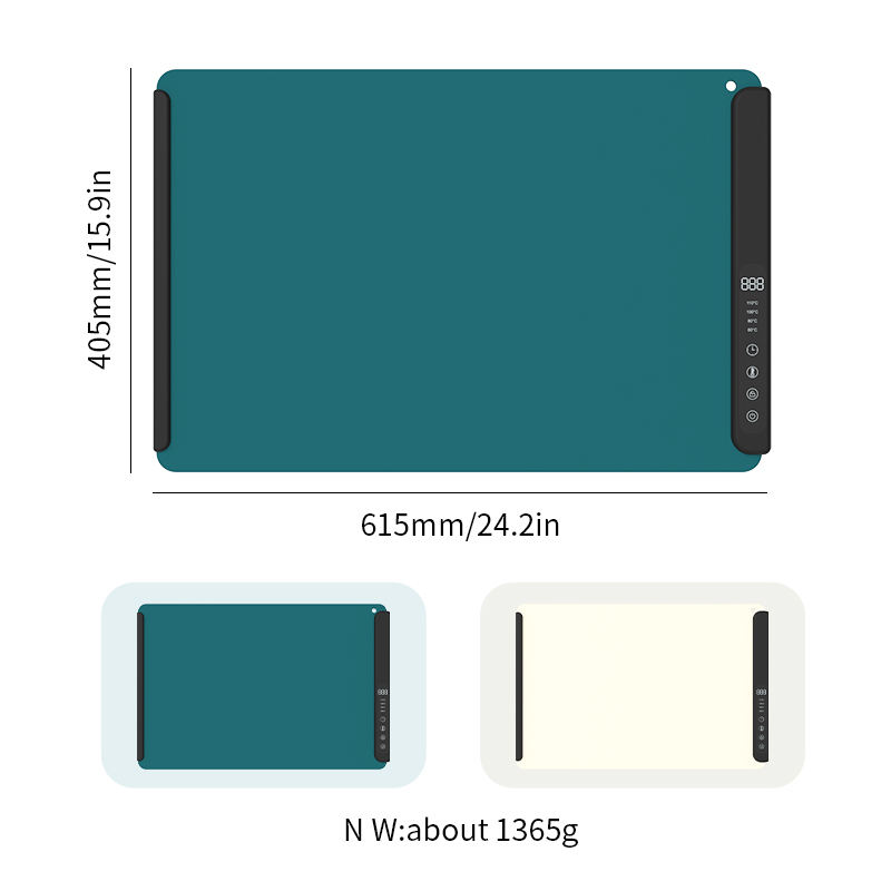 Plateau chauffant &eacute;lectronique Portable pour aliments, rev&ecirc;tement &eacute;tanche, tapis chauffant, tapis chauffant pour aliments, tendance 2026