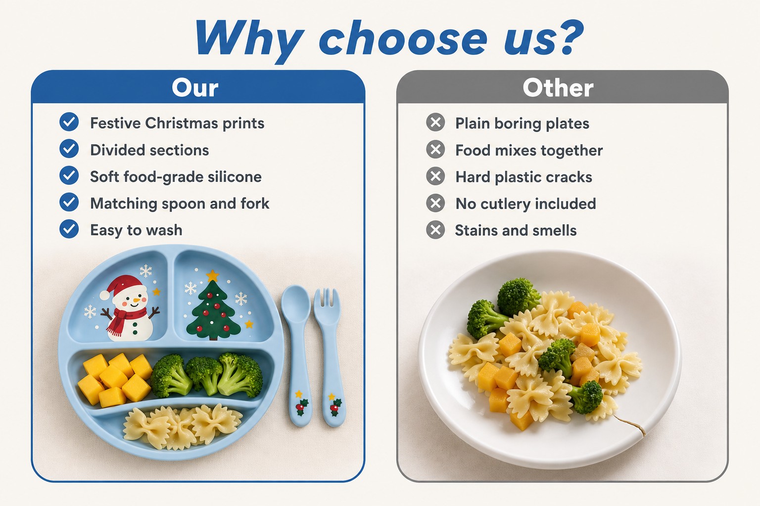 Pourquoi choisir notre service d'assiettes festives pour enfants pour les parents