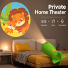 Lampe de poche projecteur pour enfants, &eacute;ducation pr&eacute;coce pour l'apprentissage cognitif, visionneuse de diapositives, projecteur d'animaux, jouet torche, cadeau pour enfants