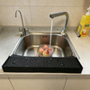 Protector contra salpicaduras para fregadero de cocina, alfombrilla de silicona de primera calidad para drenaje del fregadero
