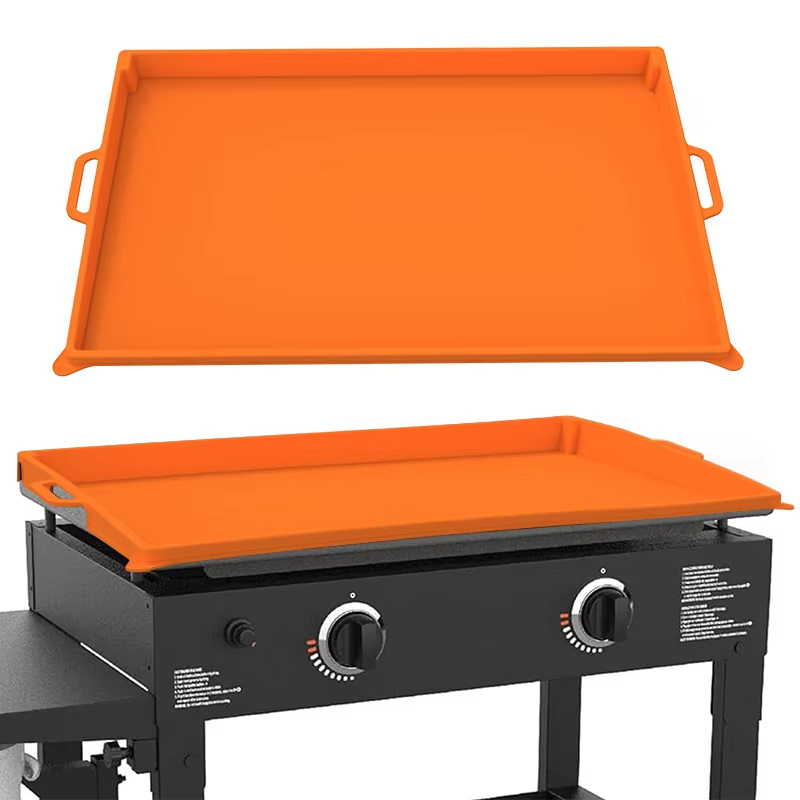 Nuevas llegadas, cubierta protectora de silicona para barbacoa, cubierta protectora para parrilla de calidad alimentaria para Blackstone