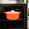 Utensilio de cocina con logotipo personalizado, recipiente de silicona para cocinar de forma segura, vaporizador de alimentos, horno microondas, recipiente de silicona