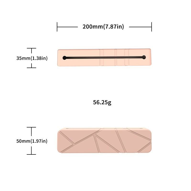 Soporte para brochas de maquillaje de viaje, bolsa organizadora de maquillaje, estuche para cosm&eacute;ticos, bolsa de almacenamiento peque&ntilde;a de silicona para brochas de maquillaje