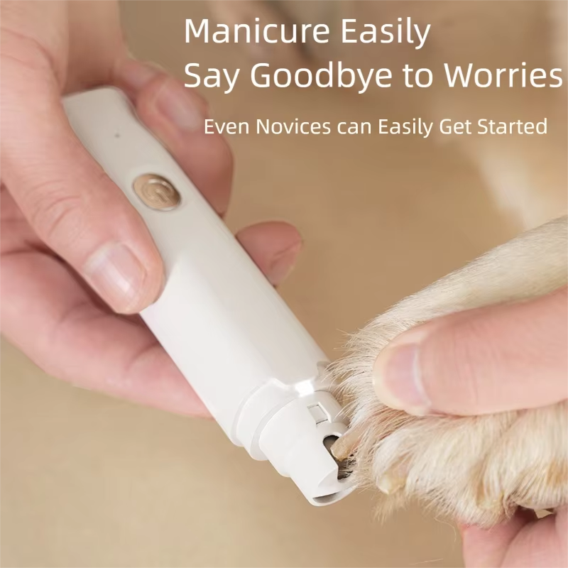 Cortau&ntilde;as para perros USB recargable 2026, corta&uacute;&ntilde;as silencioso para mascotas ABS, caracter&iacute;stica port&aacute;til para patas de gato