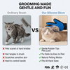 ペットバスグローブ用品シリコンペットヘアリムーバーグローブMascotaペットグルーミンググローブ脱毛ブラシ260グルーミングヒント付き