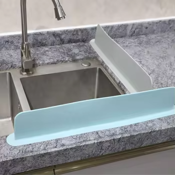 Защитная пленка для кромки кухонной раковины, силиконовый фартук для воды для крана, мытье посуды, посуда, категория