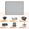 Tapis de Barbecue transfrontalier en Silicone, Portable, r&eacute;sistant &agrave; la chaleur, ignifuge, tapis de Protection de sol