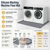 Couvertures lavables en Silicone pour lave-linge et s&egrave;che-linge, imperm&eacute;ables, antid&eacute;rapantes, anti-poussi&egrave;re, tapis de protection sup&eacute;rieur pour Machine &agrave; laver