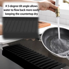 Tapis de r&eacute;cup&eacute;ration d'eau en Silicone de qualit&eacute; sup&eacute;rieure, protection contre les &eacute;claboussures d'&eacute;vier de cuisine, tapis de Drainage d'&eacute;vier
