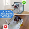 Grand tapis de pipi d'entra&icirc;nement r&eacute;utilisable pour chiot, pot pour chien, plateau de support en silicone pour toilettes pour animaux de compagnie